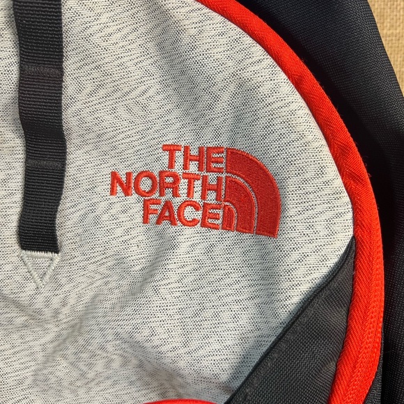 The North Face Jester Backpack Black Red Gray - Picture 5 of 14